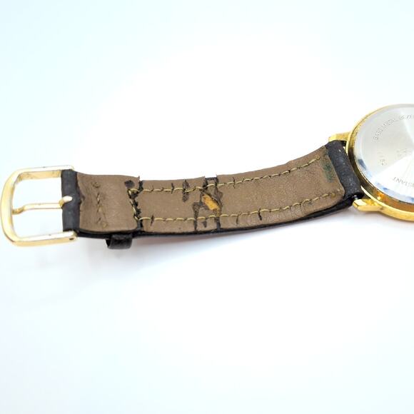 Vintage Jules Jurgensen Moonphase Triple Date Quartz Wristwatch  *Needs Battery main image 4